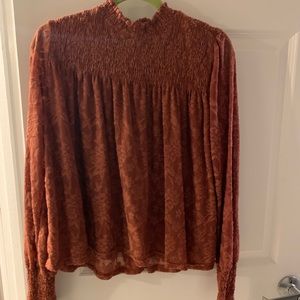 Anthropologie lace top